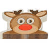 36x Rudolph het rendiertje Kerst servetten rood 33 cm - Feestservetten