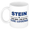 Naam cadeau mok/ beker Stein The man, The myth the legend 300 ml - Naam mokken