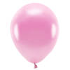 100x Milieuvriendelijke ballonnen lichtroze 26 cm voor lucht of helium - Ballonnen