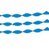3x Lichtblauwe feestslingers crepepapier 6 meter - Feestslingers