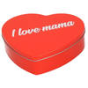 Rood I Love Mama hart bewaarblik/opbergblik 18 cm - cadeau blikken