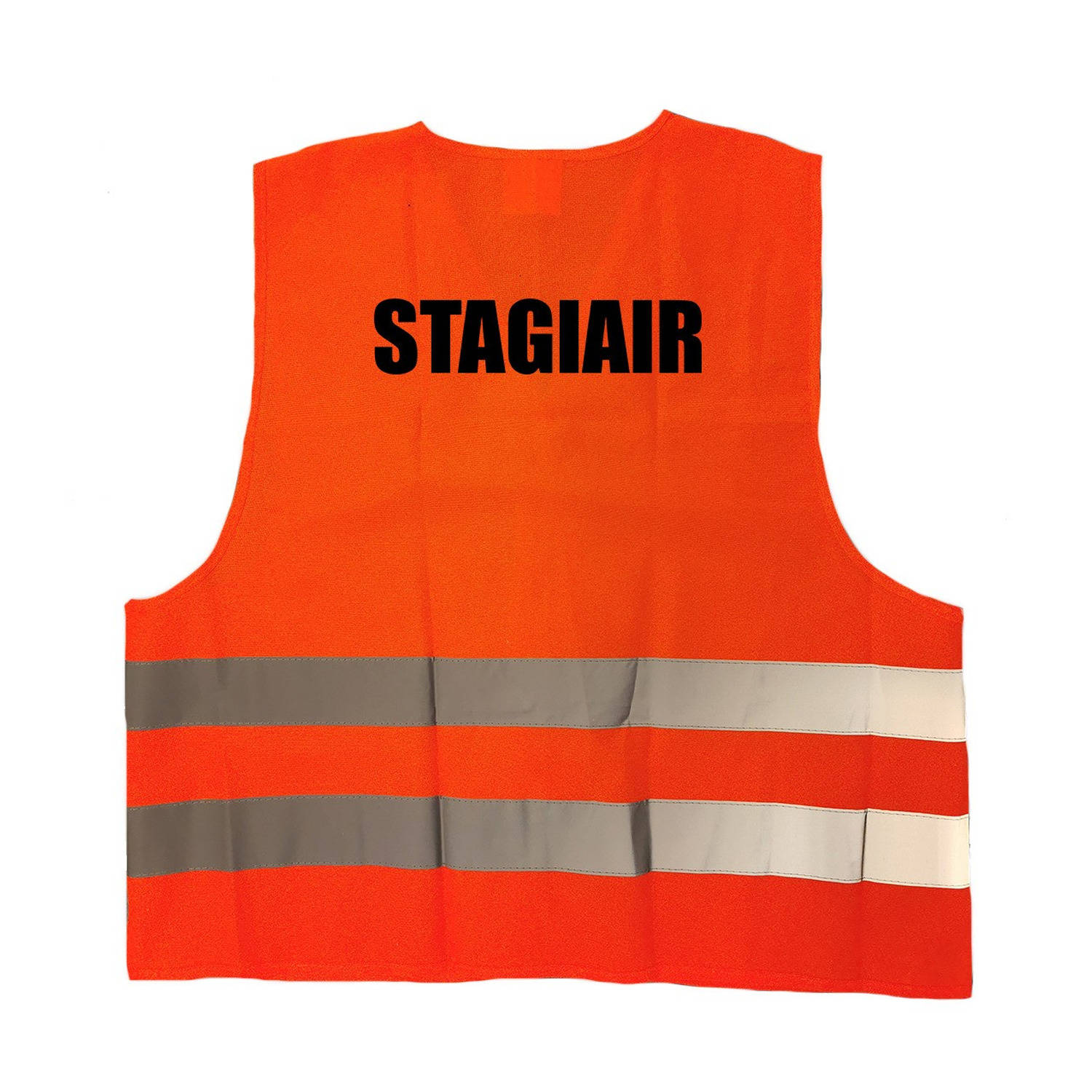 Oranje veiligheidsvest stagiair / stagekleding voor volwassenen - Veiligheidshesje