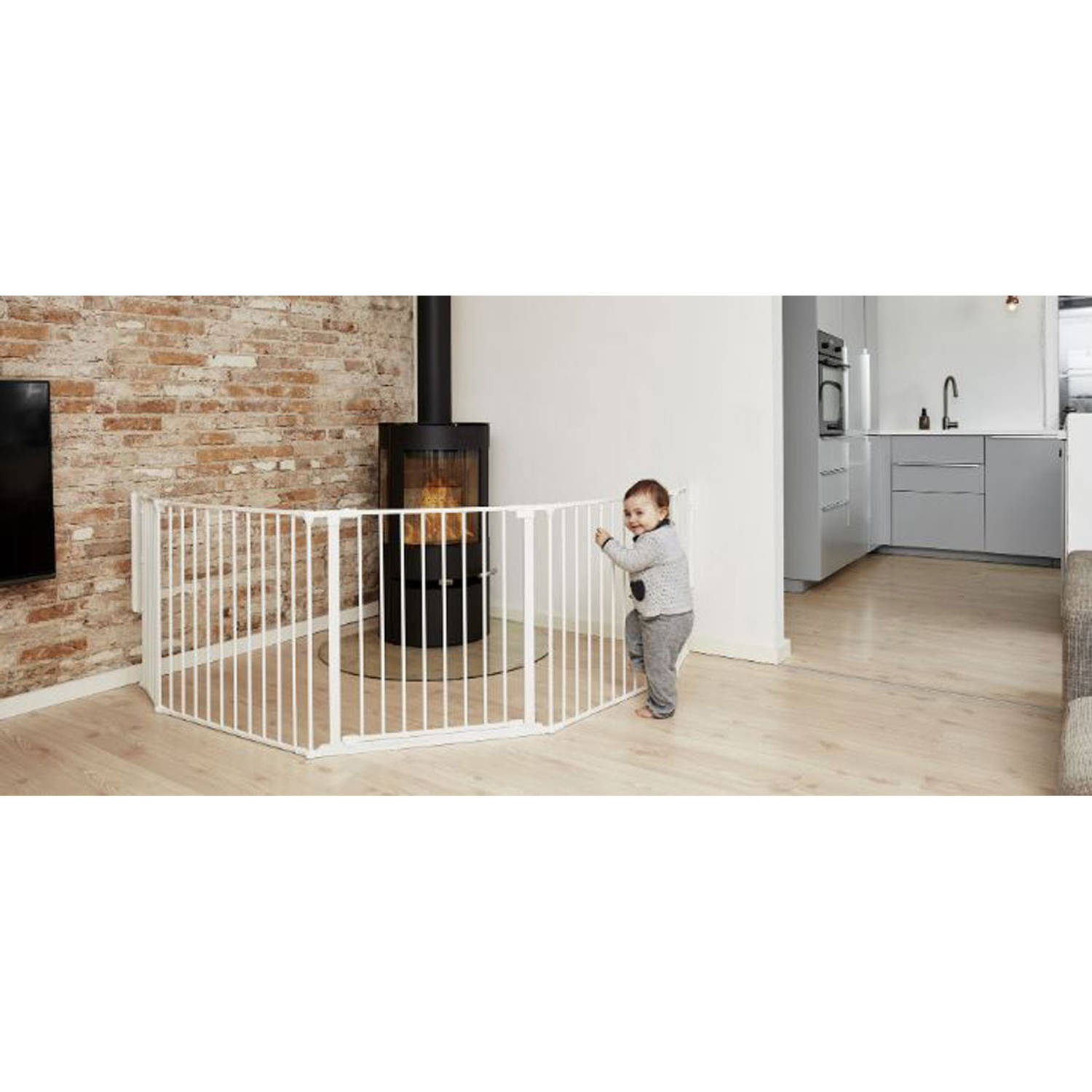 deuropening Corporation hoop BabyDan Flex XL 90-278 Wit Veiligheidshek | Blokker