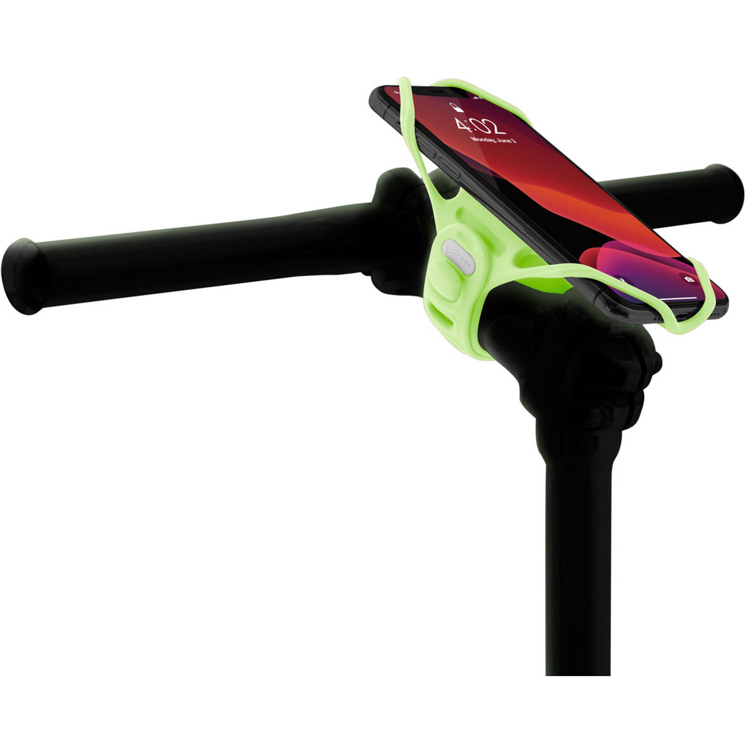 Bone Sport telefoonhouder Tie Pro 4 fiets fluoriserend 22 45 mm
