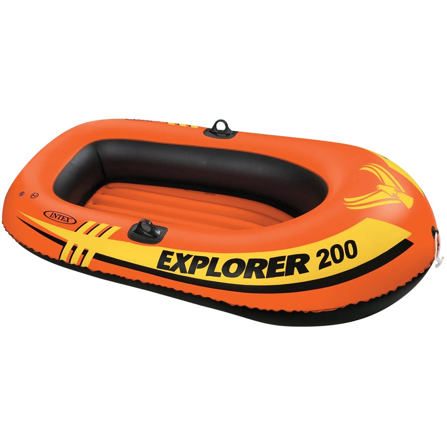 Intex opblaasboot Pro 200 oranje x 102 x cm |
