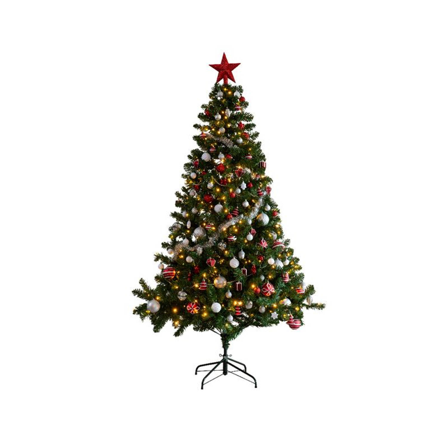Diagnostiseren Haat vrijgesteld Everlands Imperial pine Kerstboom 150cm met deco groen | Blokker