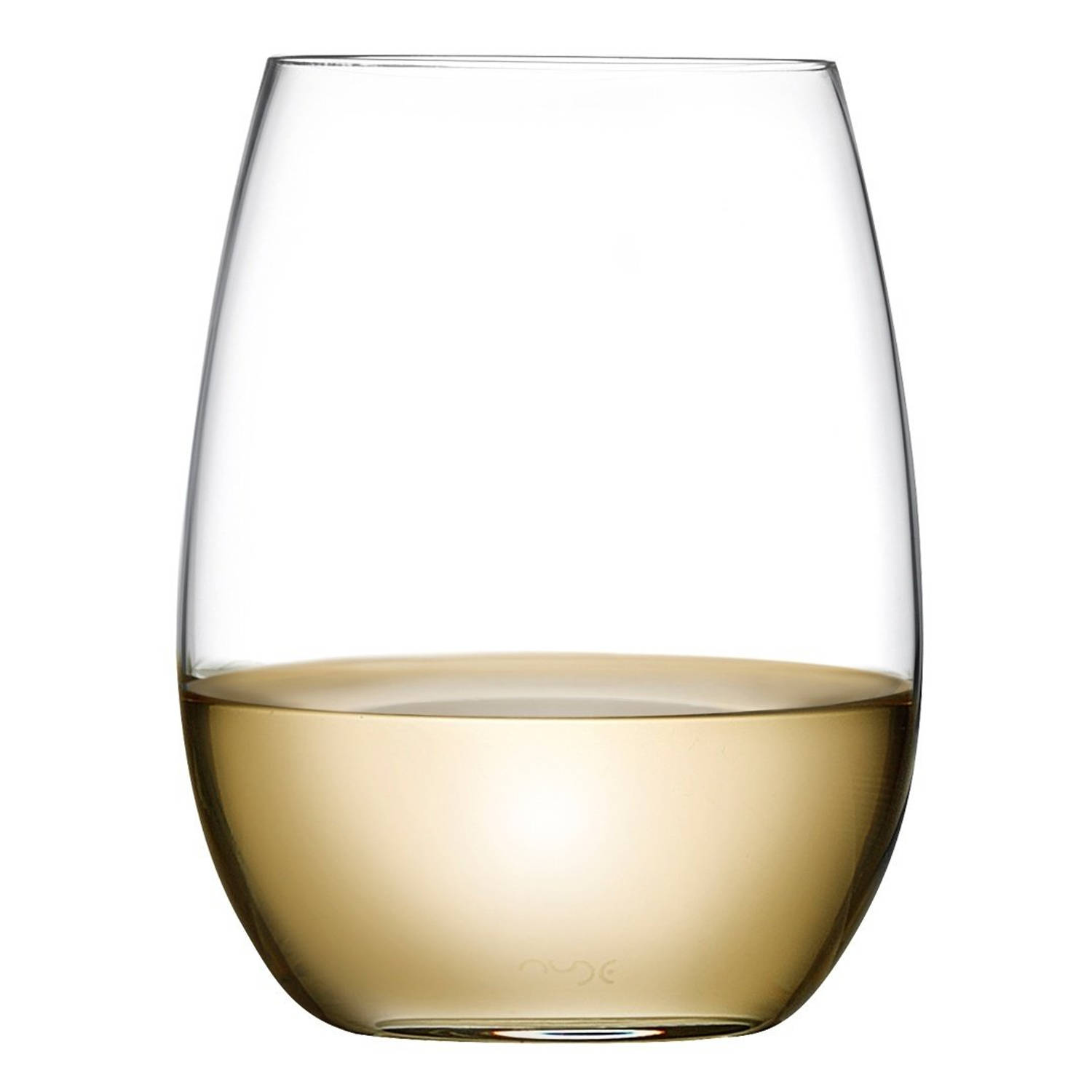 Nude Glass Pure witte wijnglas - set van 4