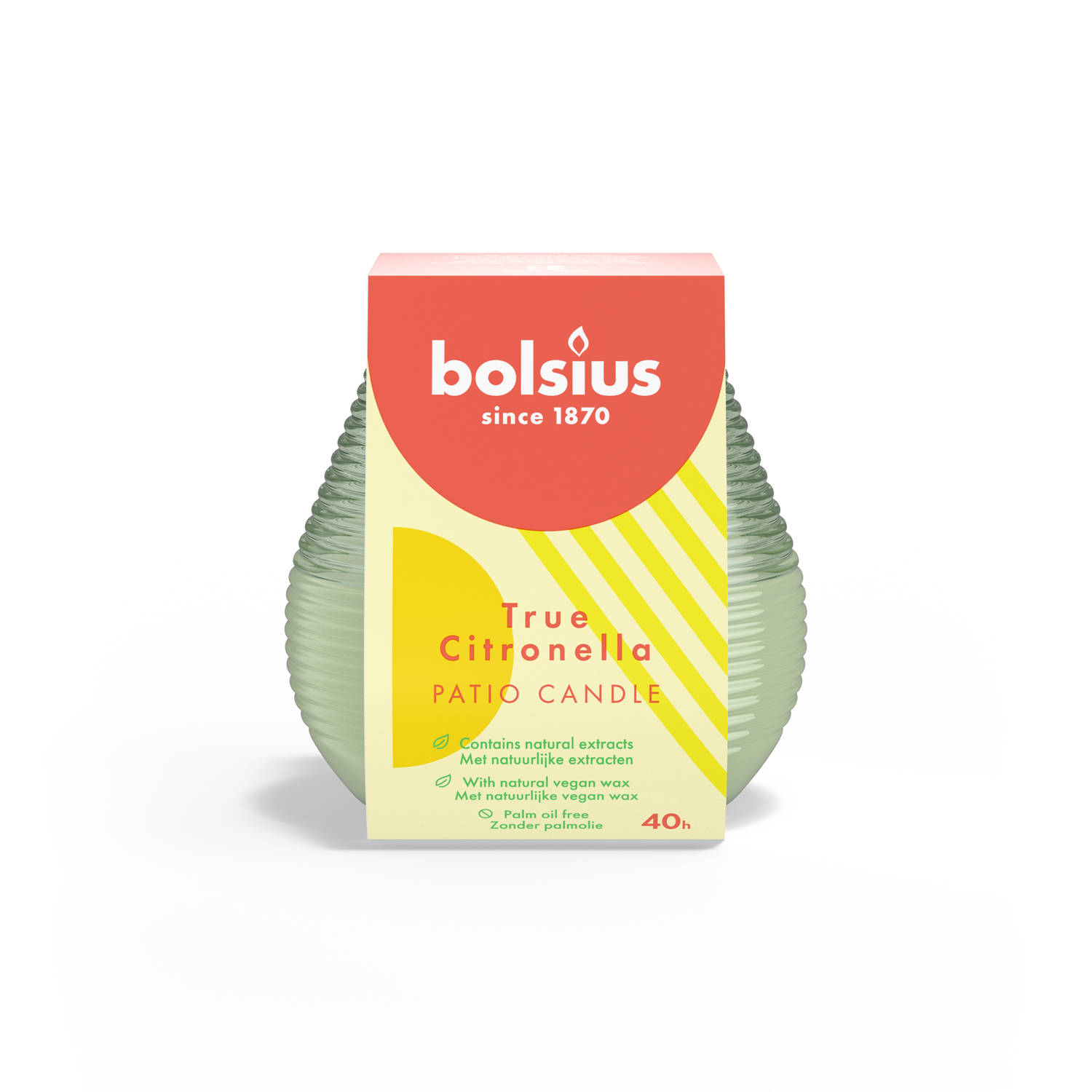 Bolsius Olympic 94-91 Citronella groen