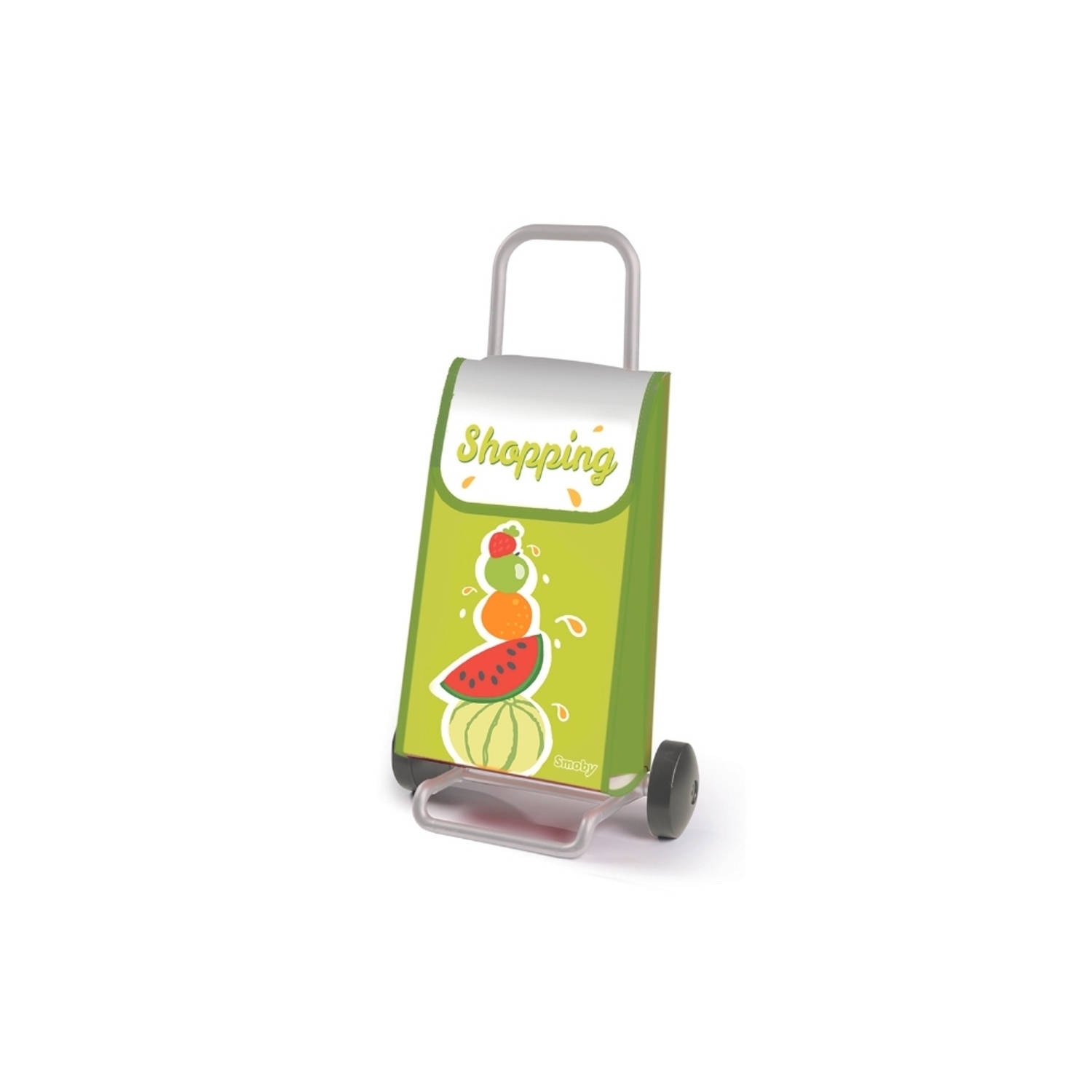 Smoby - Speelgoed Boodschappentrolley - Winkelwagen - 14 x 29 x 52 cm - Groen