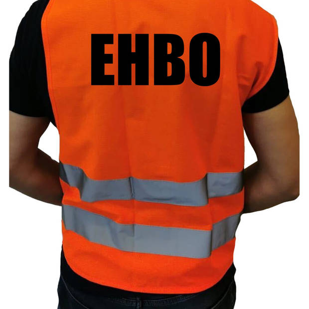 Oranje veiligheidsvest EHBO hesje hulpverlening voor volwassenen - Veiligheidshesje