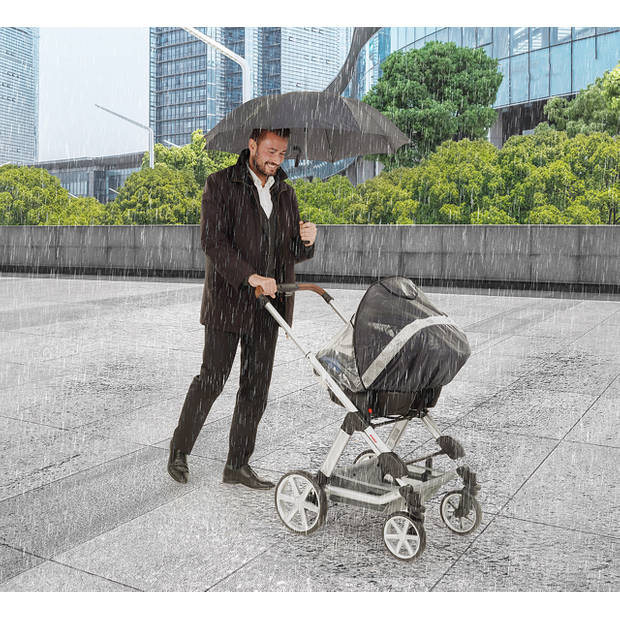 REER Designline Baby regenbescherming voor autostoeltjes Antraciet
