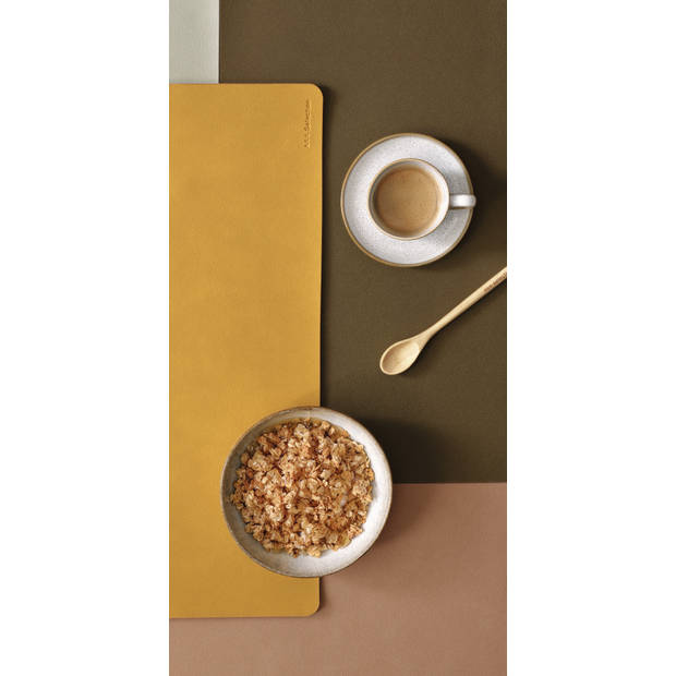 ASA Selection Placemat - Soft Leather - Limestone - 46 x 33 cm