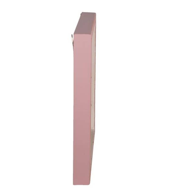 Clayre & Eef Roze Sleutelkastje 30*4*30 cm van MDF / Metaal