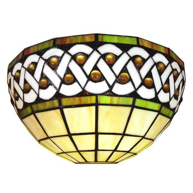 Clayre & Eef Wandlamp Tiffany 31*15*21 cm E27/max 1*60W 5LL-6150