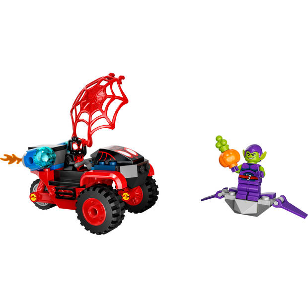 Lego Marvel Spiderman Miles Morales: Spider-Mans tech driewieler 10781