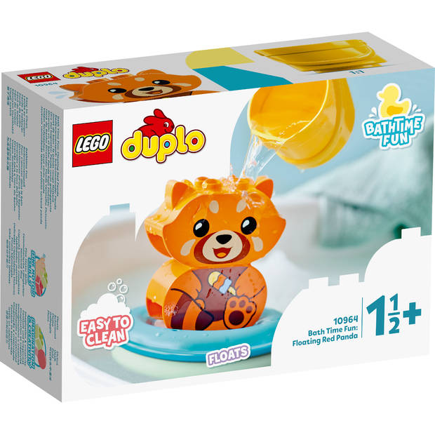 Lego Duplo Pret in bad: drijvende rode panda 10964