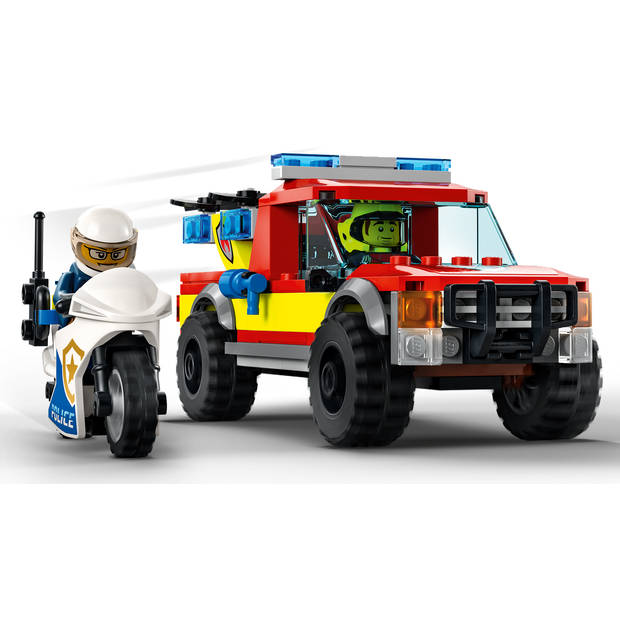 LEGO CITY Brandweer & Politie achtervolging - 60319