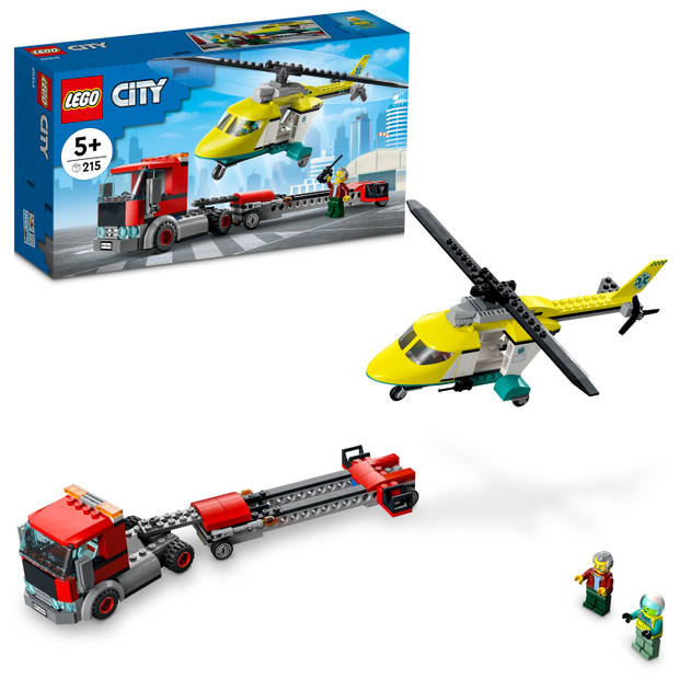 LEGO CITY Reddingshelikopter transport - 60343