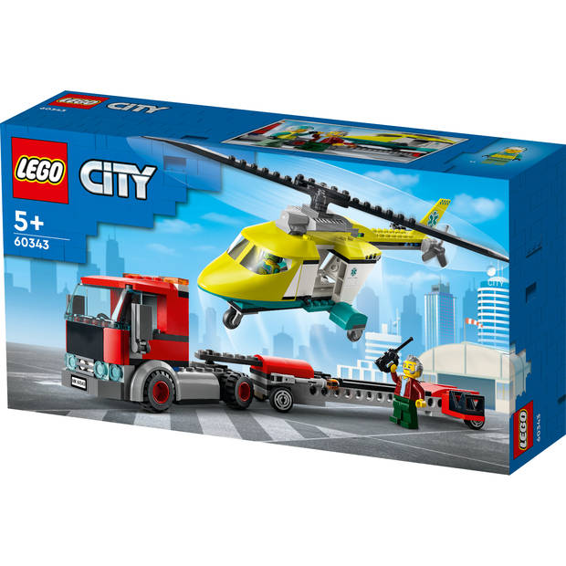 LEGO CITY Reddingshelikopter transport - 60343