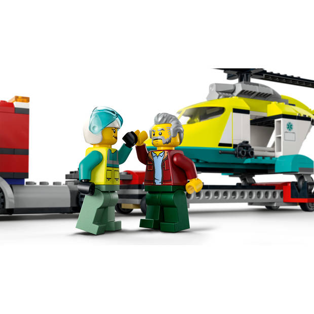 LEGO CITY Reddingshelikopter transport - 60343
