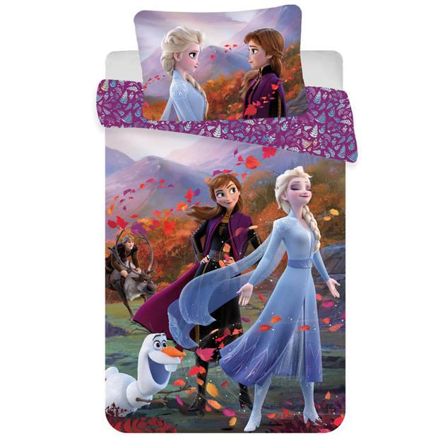 Disney Frozen BABY Dekbedovertrek Wind - 100 x 135 cm - Katoen