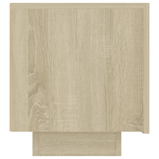 vidaXL Tv-meubel 100x35x40 cm bewerkt hout sonoma eikenkleurig