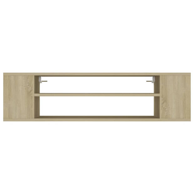 vidaXL Tv-hangmeubel 100x30x26,5 cm bewerkt hout sonoma eikenkleurig