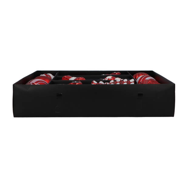 4goodz 20-delige Decoratieve Kerstballenset Rood - binnen/buiten