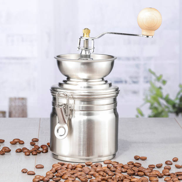 Decopatent® Handmatige koffiemolen - Koffie Bonenmaler met verstelbare