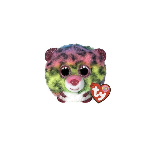 Ty - Knuffel - Teeny Puffies - Dotty Leopard & Gizmo Cat