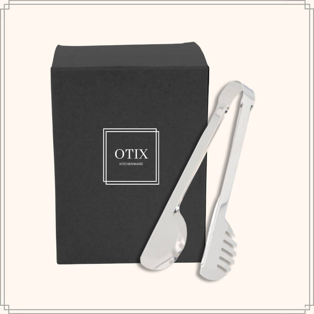 OTIX Spaghettitang - RVS - 23 cm - Zilver - Pastatang - Keukengerei