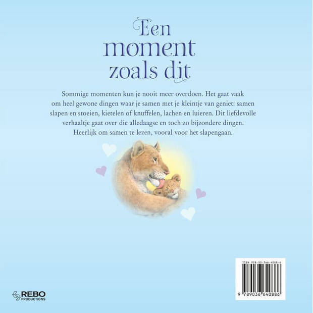 Rebo Productions kinderboek Een moment zoals dit