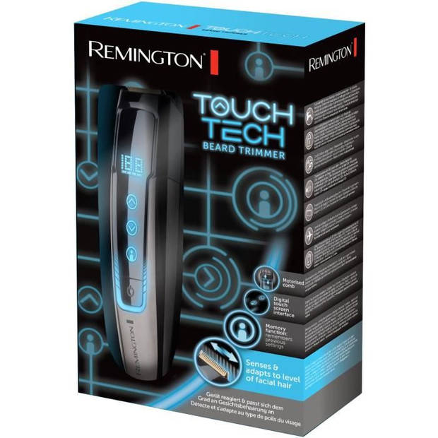 Remington MB4700 TouchTech baardtrimmer, waterdicht - titanium messen - touchscreen