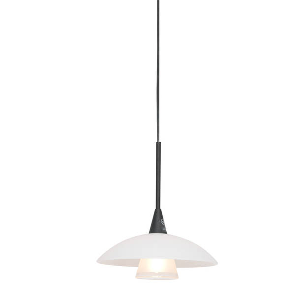 Steinhauer Hanglamp tallerken LED 2655zw zwart