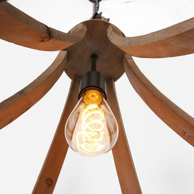 Anne Light & home Hanglamp liberty bell 1349be beige