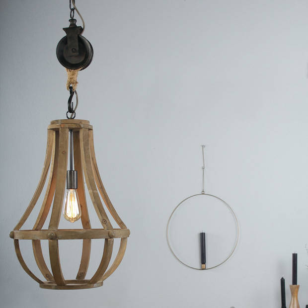 Anne Light & home Hanglamp liberty bell 1349be beige