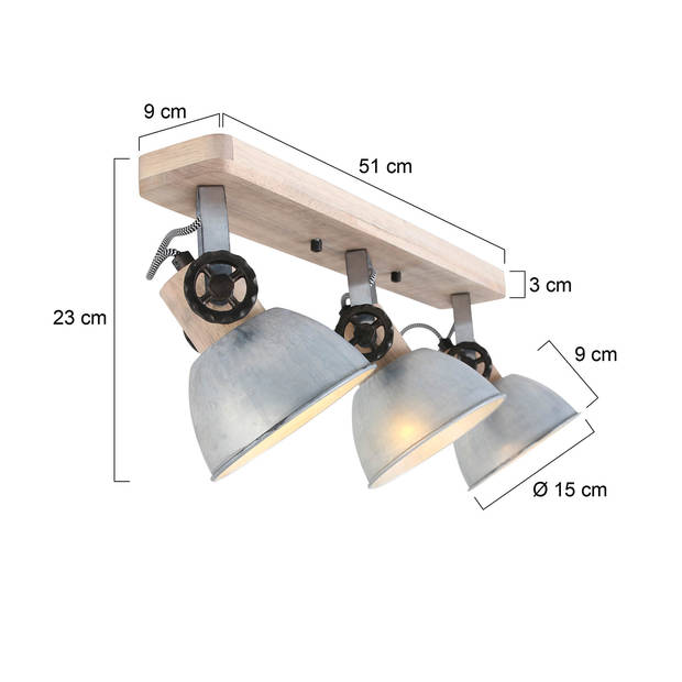 Mexlite Spot mexlite gearwood 2133 nikkel