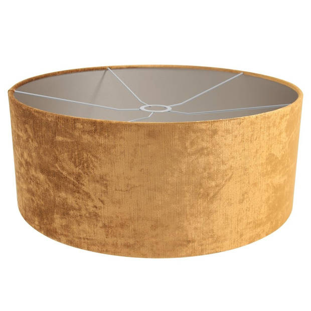 Steinhauer Vloerlamp Sparkled light 8126 staal kap gouden velours