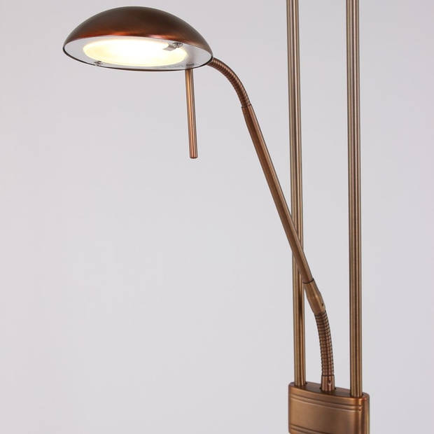 Mexlite Vloerlamp Biron H 180 cm DIM brons