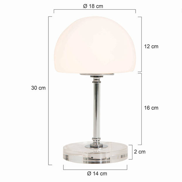 Steinhauer Tafellamp ancilla LED 7933ch chroom