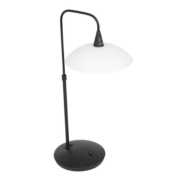 Steinhauer Tafellamp tallerken LED 2657zw zwart