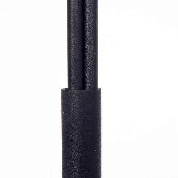 Steinhauer Vloerlamp tallerken LED 2659zw zwart
