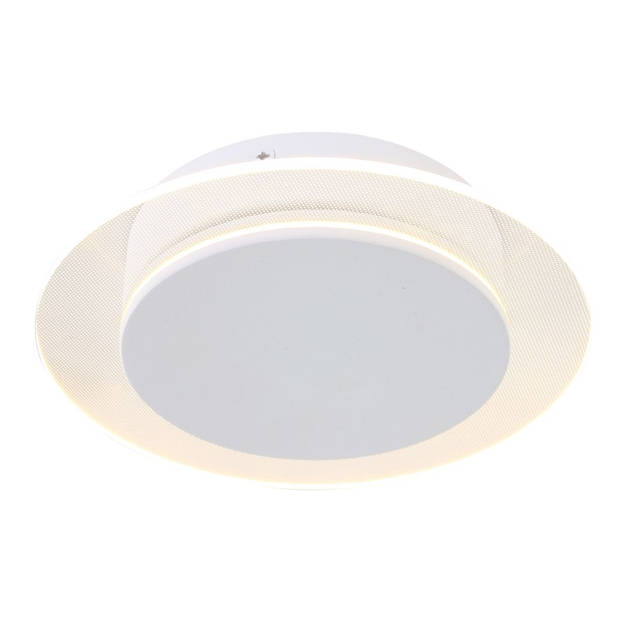 Steinhauer Plafondlamp Lido Ø 17 cm wit