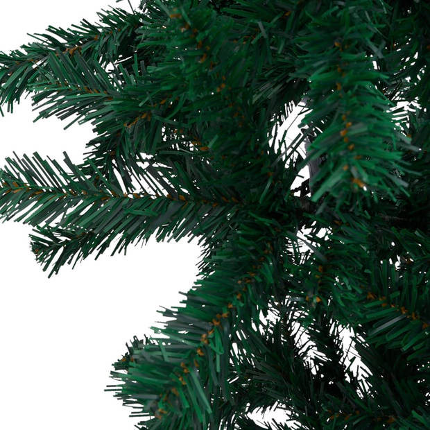 The Living Store Omgekeerde Kerstboom PVC - 180 cm - Groen - Met 564 takken