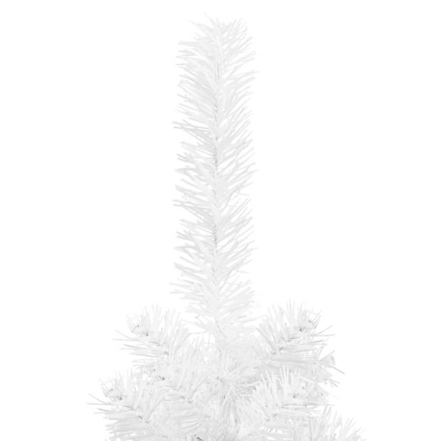 vidaXL Kerstboom smal 210 cm wit