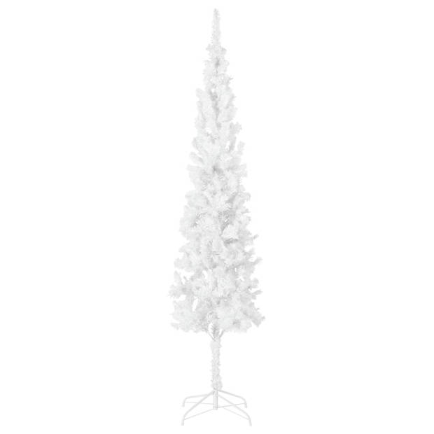 vidaXL Kerstboom smal 210 cm wit