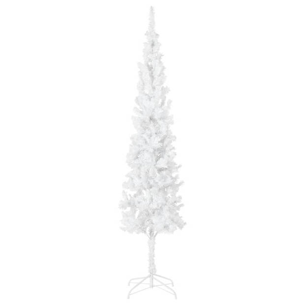The Living Store Kerstboom Smal - 210 cm - PVC/Staal