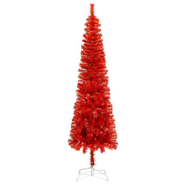 The Living Store Kerstboom Deluxe 150 cm - Smalle PVC boom met verstelbare takken en stalen standaard