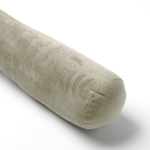 Dutch Decor - FINN - Tochtstopper 90x10 cm - velvet - Pumice Stone - beige