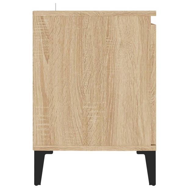 The Living Store Tv-meubel - Sonoma eiken - 103.5 x 35 x 50 cm - Industriële stijl